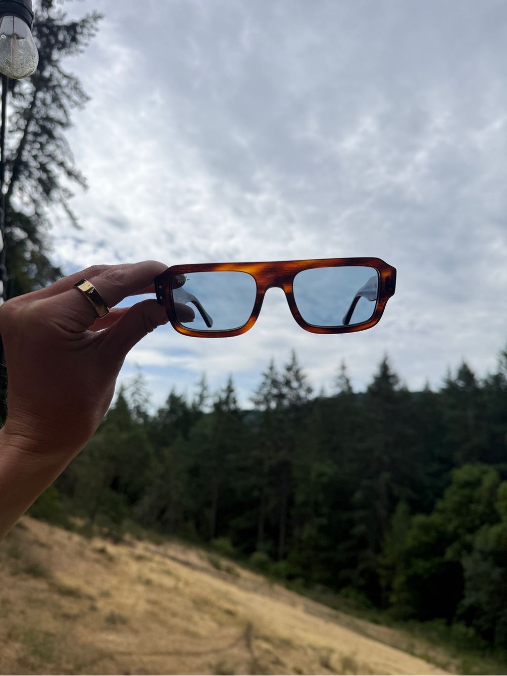 Ray-Ban Rb4454 Lukas Rectangular Sunglasses - Picture 6 of 7